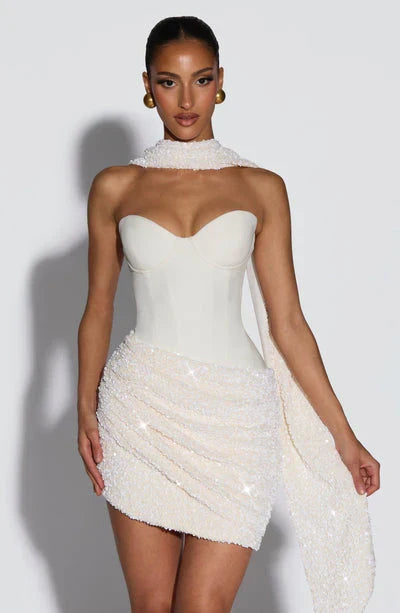 Denise Mini Dress White