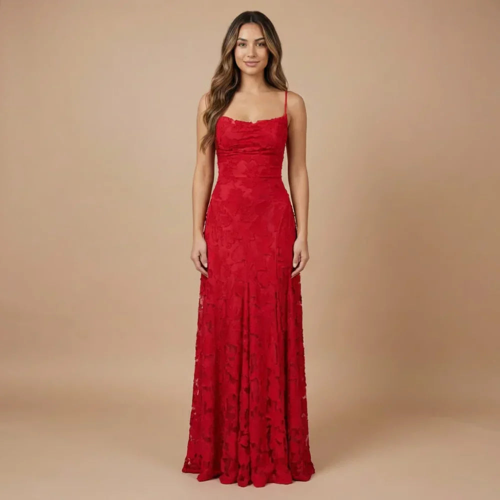 Floral Lace Maxi Dress