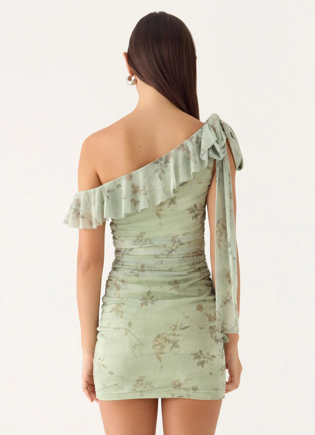 Hidden Gesture Mini Dress Wispy Fern