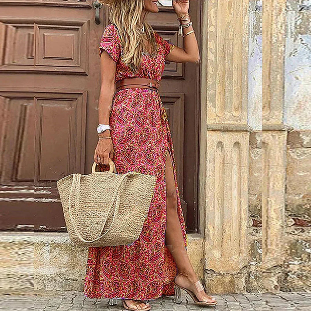 Rosalie Wrap Maxi Dress