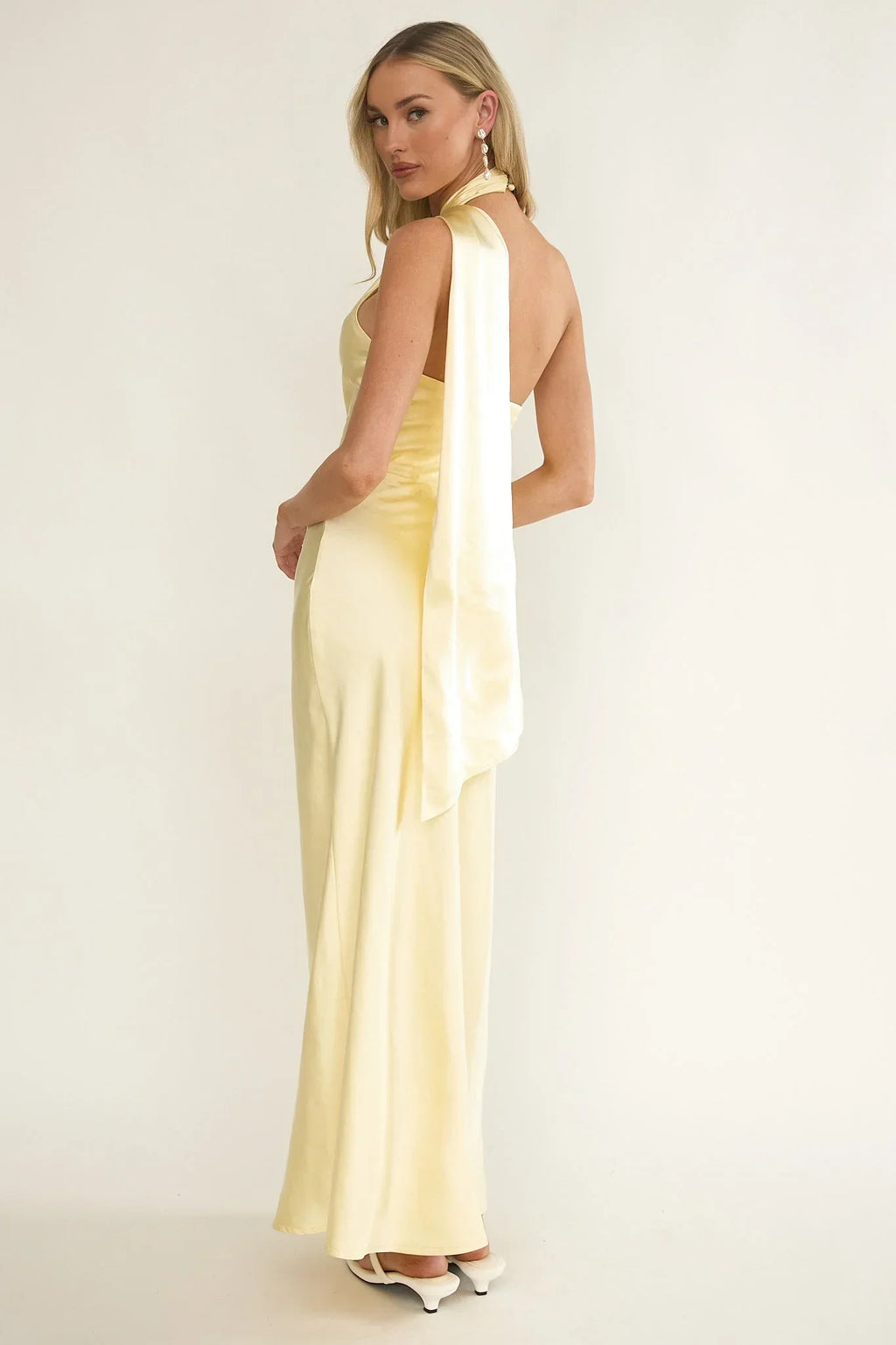 Alvara Halter Maxi Dress Butter