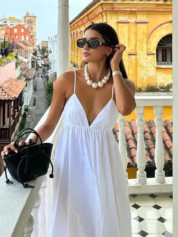 Savanna Backless Maxi Dress