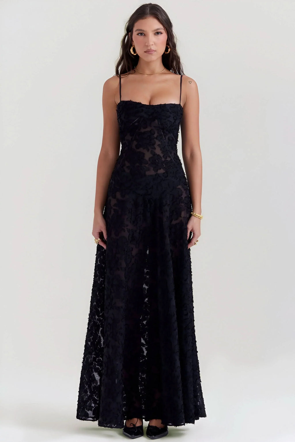 Evangeline Lace Maxi Dress