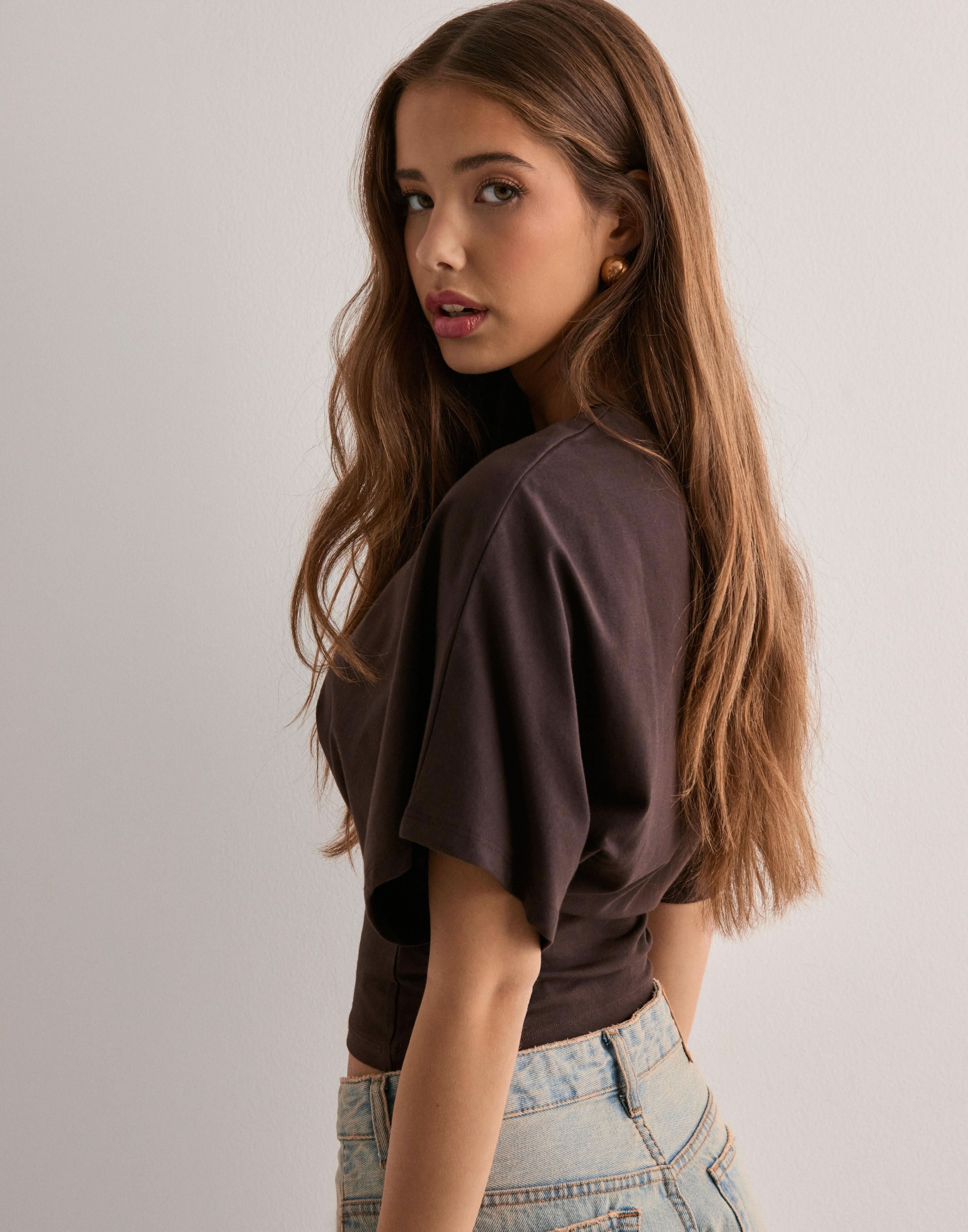 Elina Batwing Crop Top