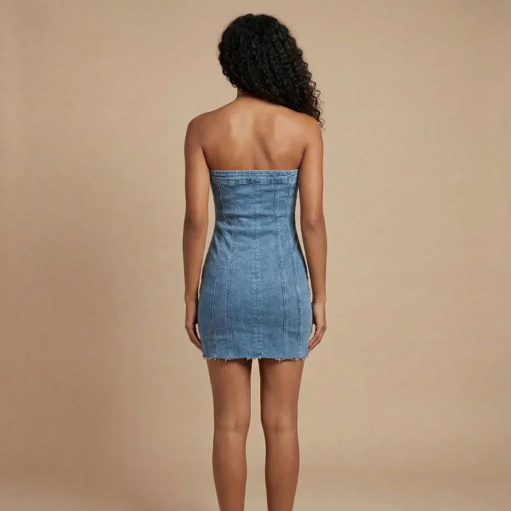 Rayna Denim Mini Dress
