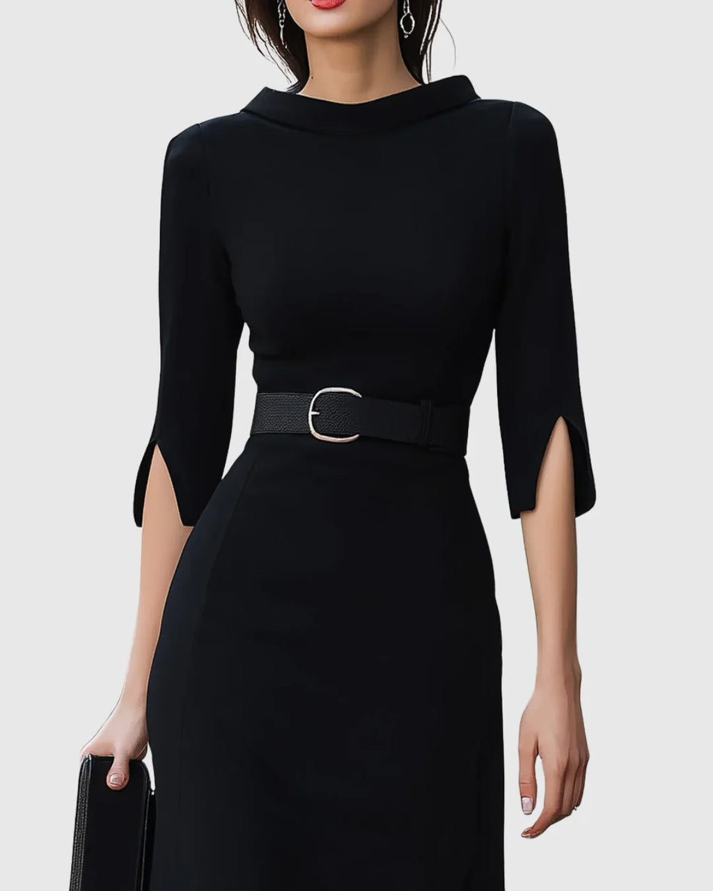 Magnolia Wrap Midi Dress