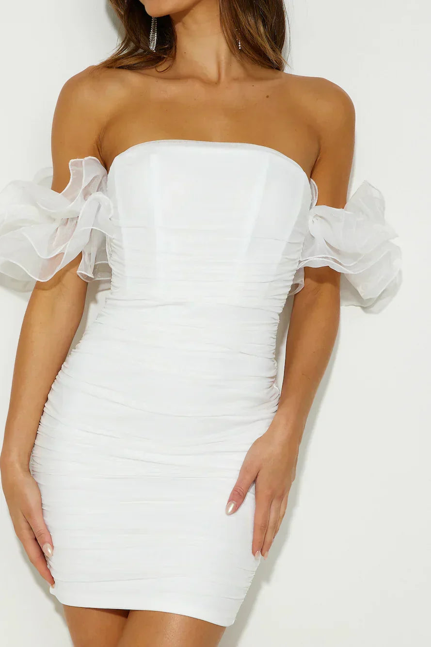 Stardust Muse Dream Walker White Mini Dress