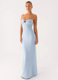 Samson Knit Maxi Dress - Blue