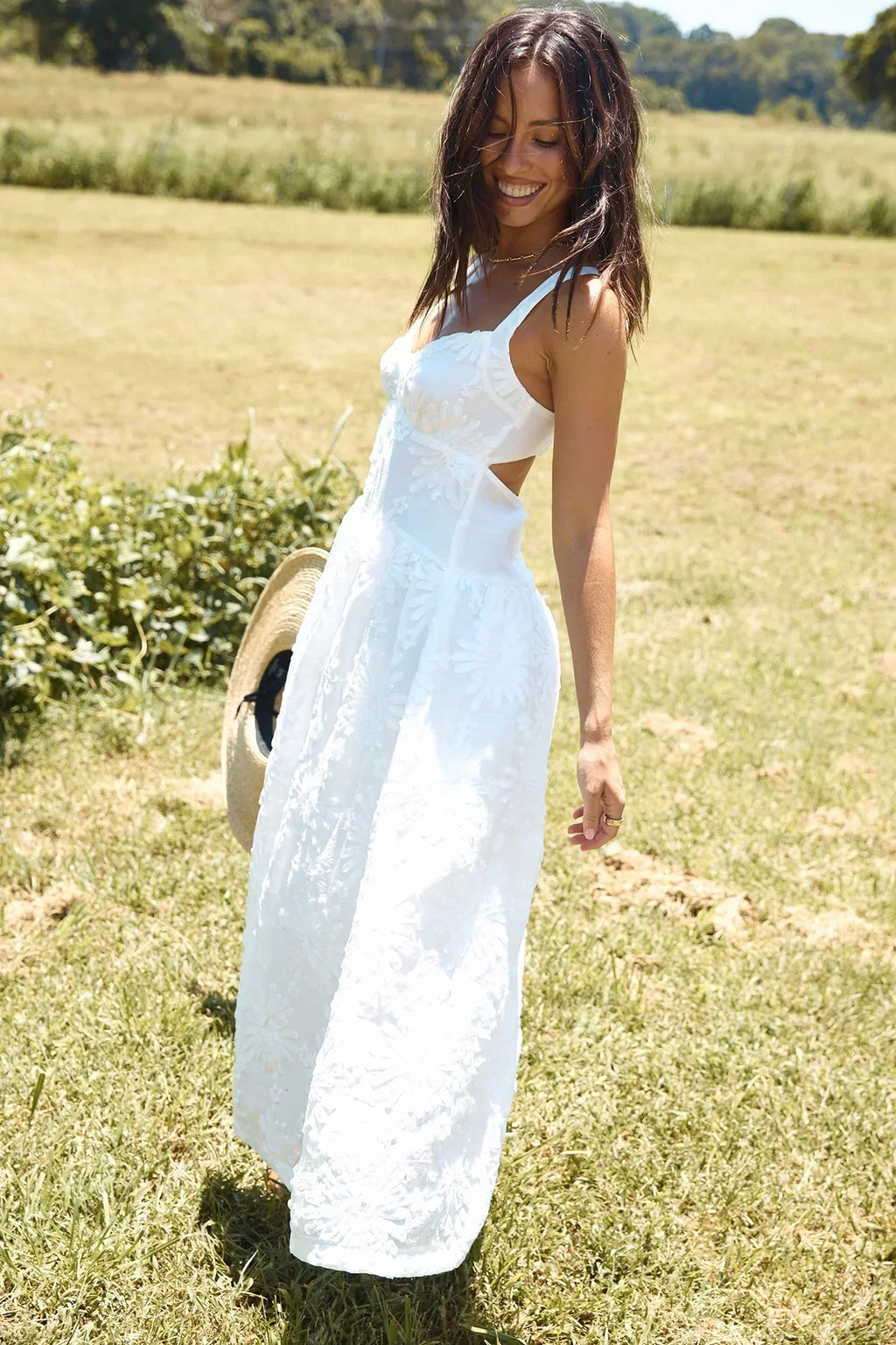 Grand Estate Porcelain Princess Maxi Dress