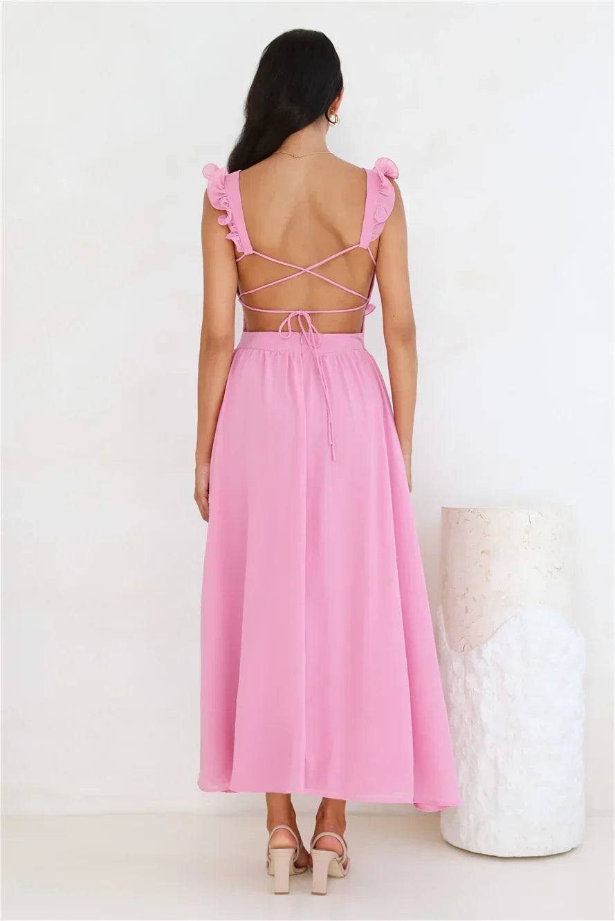 Light Embrace Maxi Dress Pink