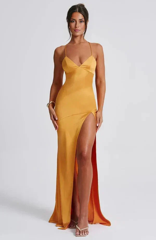 Scarlett Satin Maxi Dress