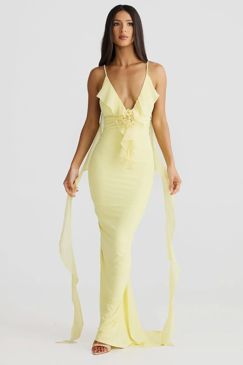 Camilla Ruffle Maxi Dress