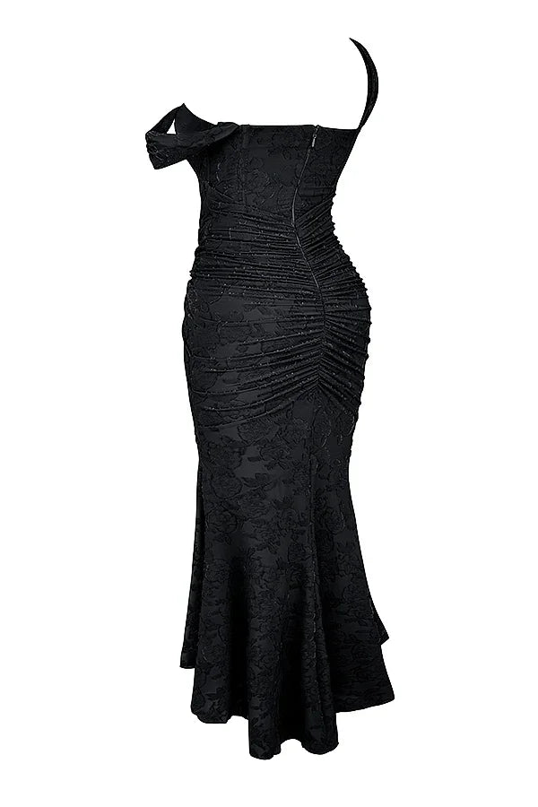 Carisia - Women'S Midi Dress With Floral Pattern