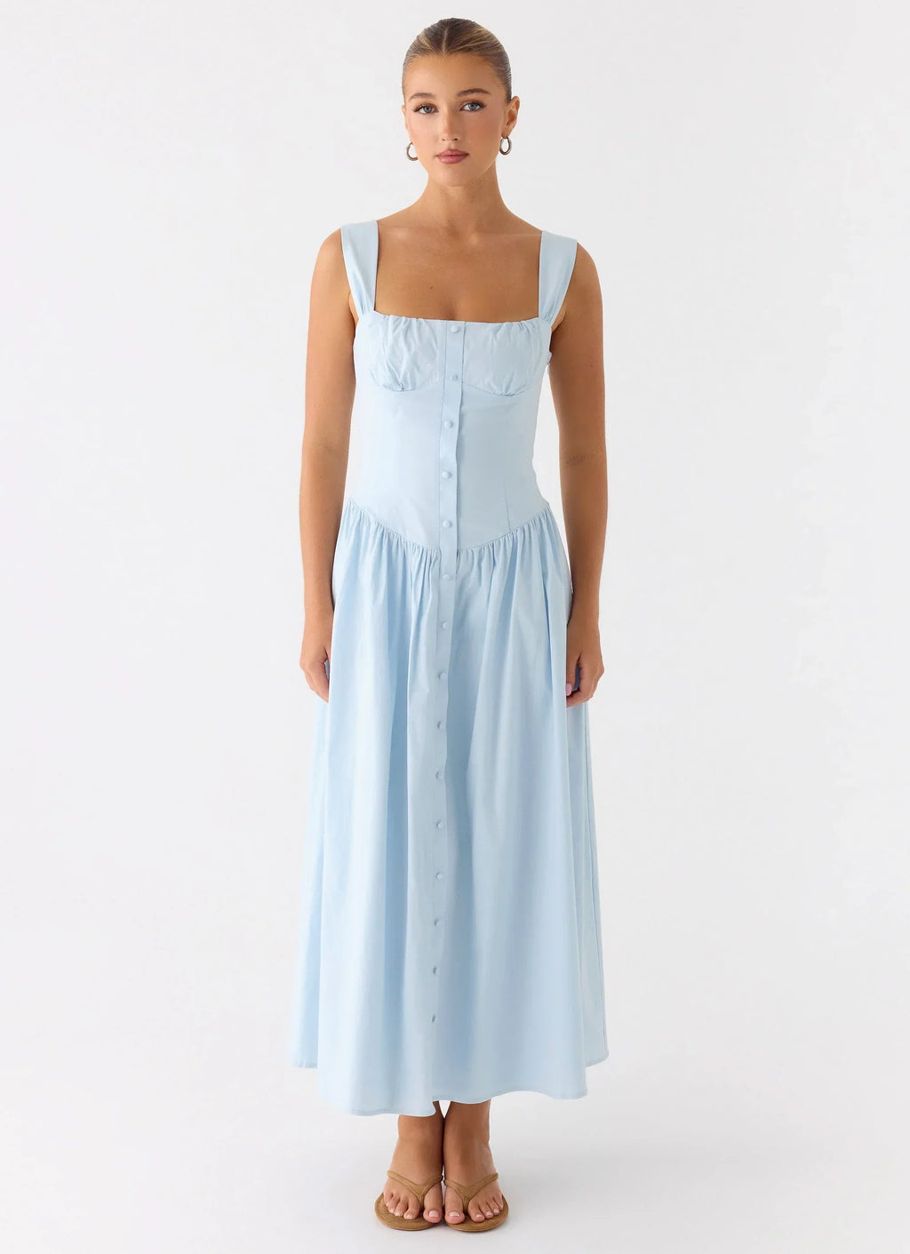 Emmalina Midi Dress Blue