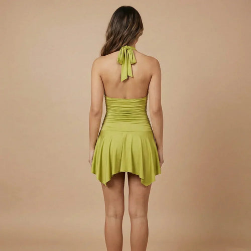 Aurora Ruched Mini Dress