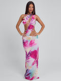 Jeanne Printed Maxi Dress