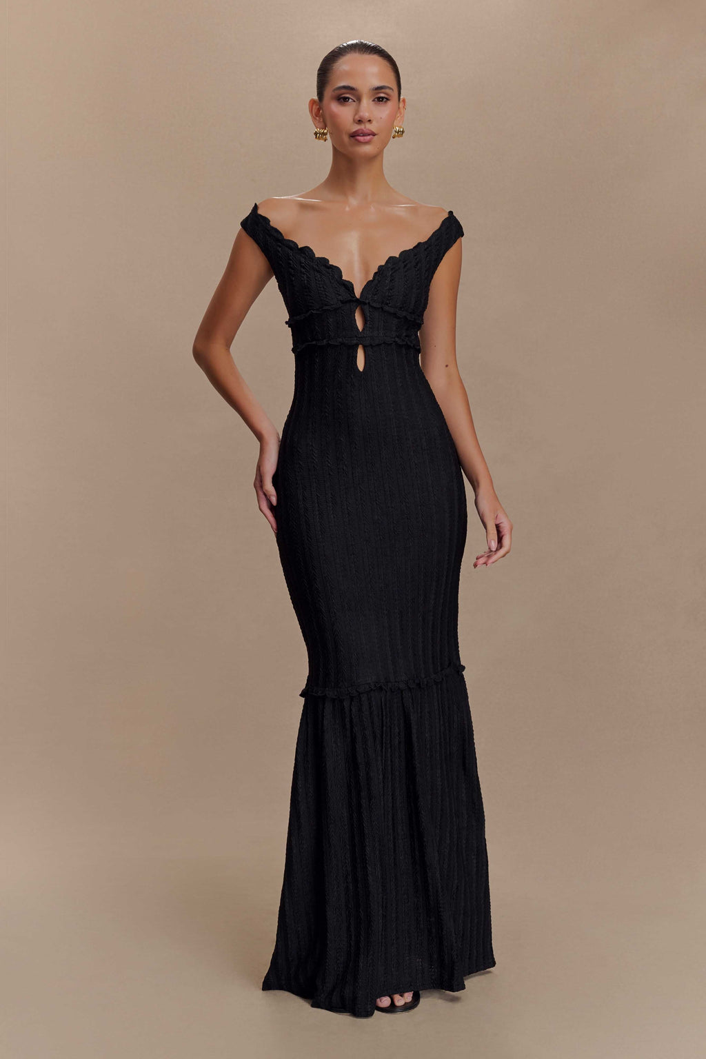Natalie Off Shoulder Maxi Dress