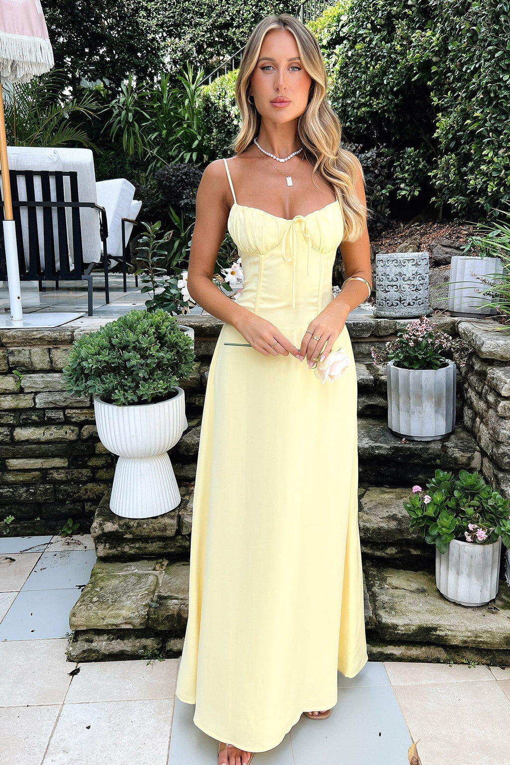 Magdalena Maxi Dress Yellow