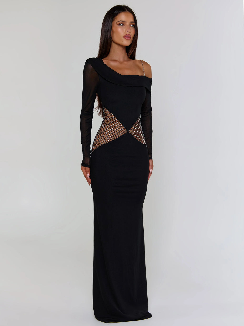Lumina Black Maxi Dress