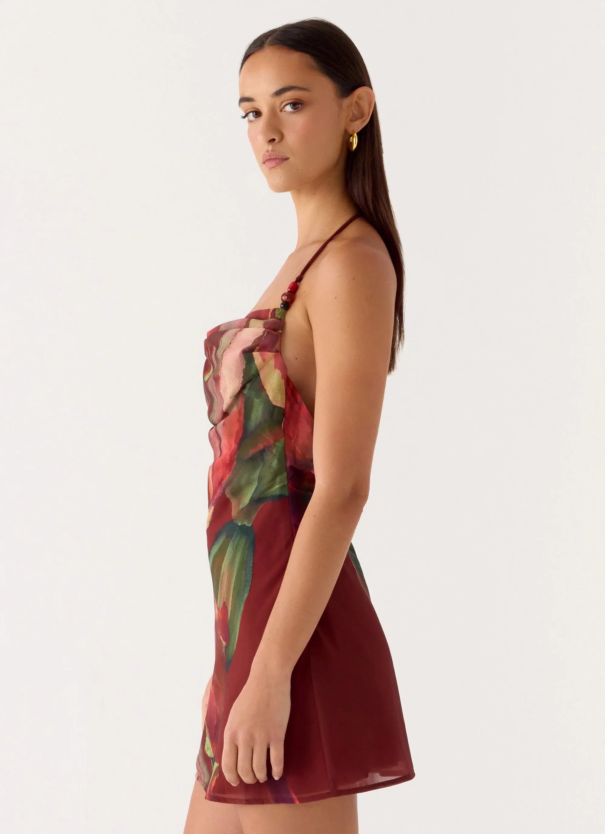 Camilla Cowl Mini Dress Cuba