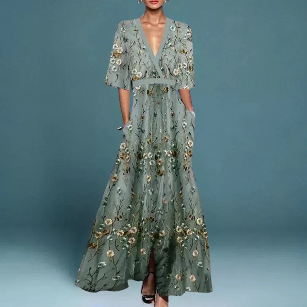 Iris Floral Maxi Dress