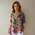Finley Floral 3/4 Top