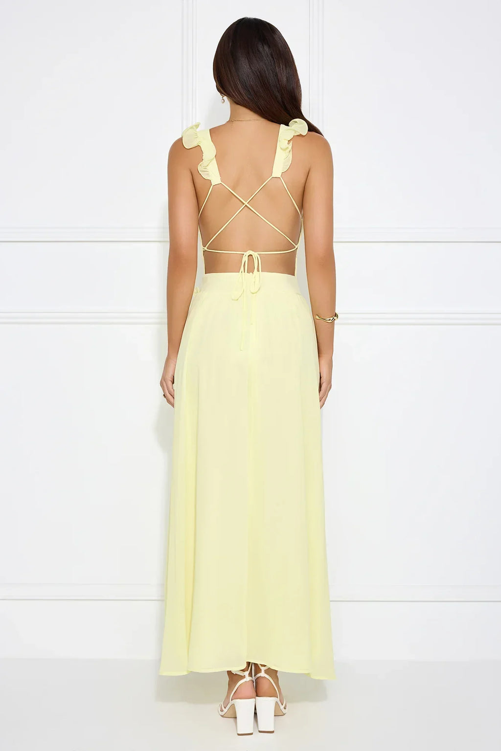 Light Embrace Maxi Dress Yellow
