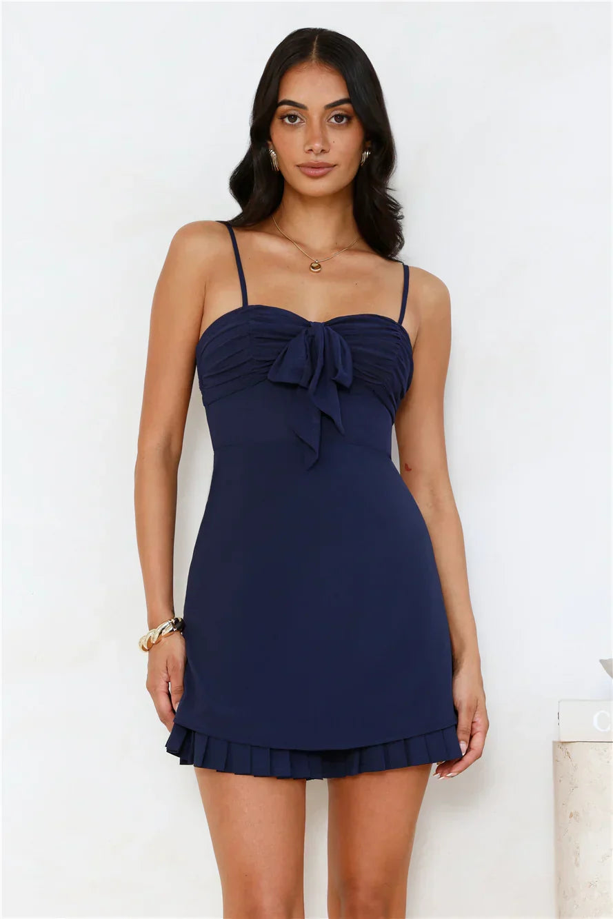 Fashion Features Mini Dress Navy