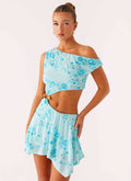 Aletta Sequin Mini Dress - Blue