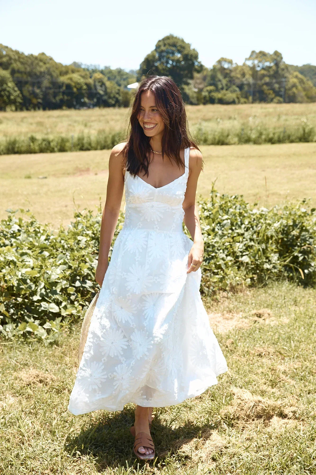 Grand Estate Porcelain Princess Maxi Dress