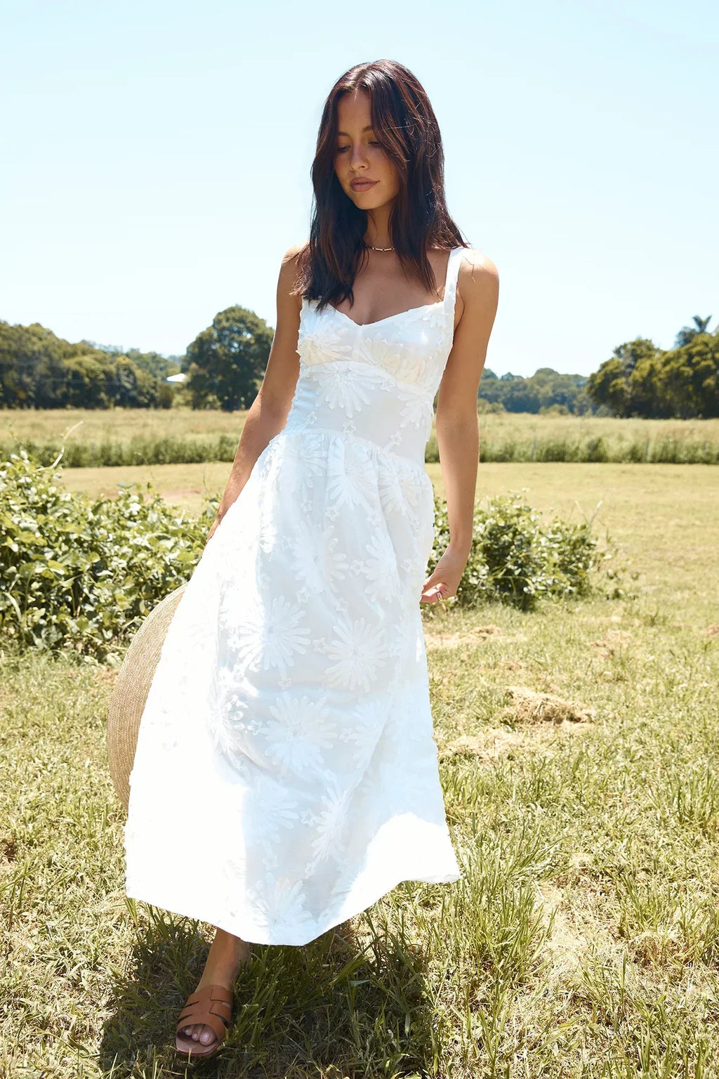 Grand Estate Porcelain Princess Maxi Dress