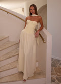 Elianah Scarf Maxi Dress - Yellow