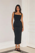 Simply Better Mesh Maxi Dress Black