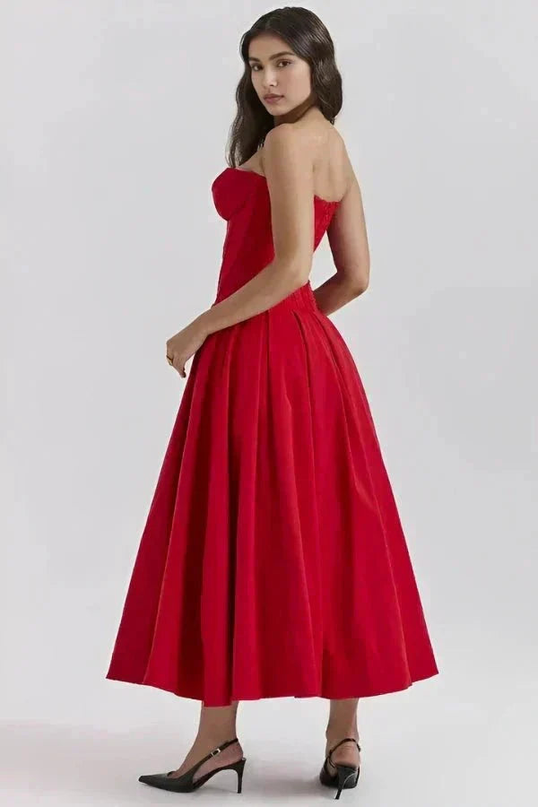 Scarlett Corset Midi Dress