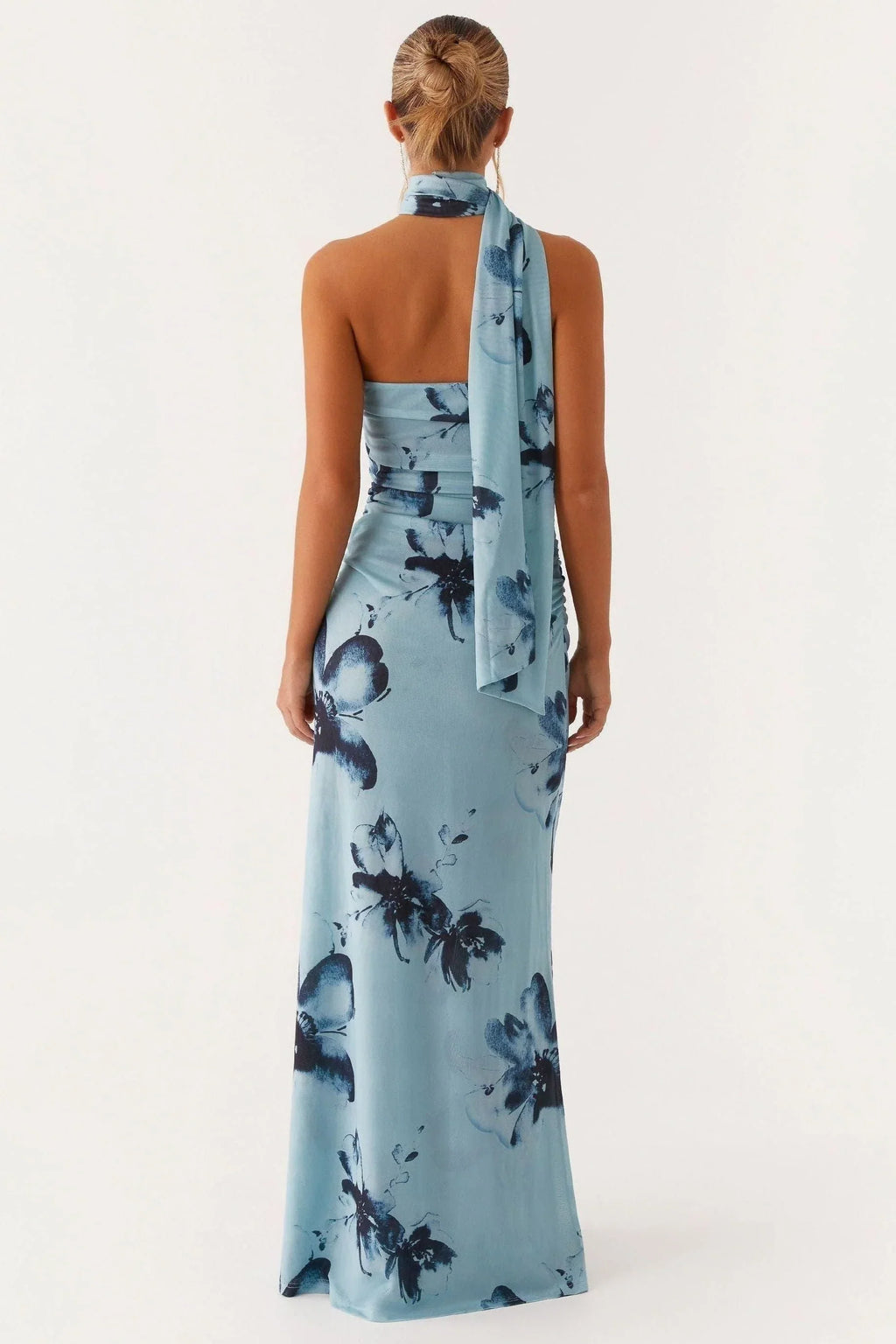 Isla Ruched Maxi Dress