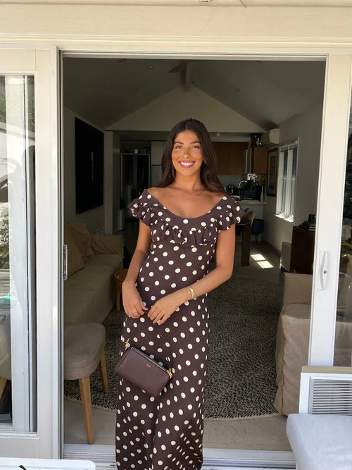 Aurora Ruffle Maxi Dress