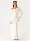 Kova Knit Maxi Dress White