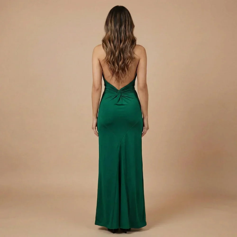Adriana Ruched Maxi Dress