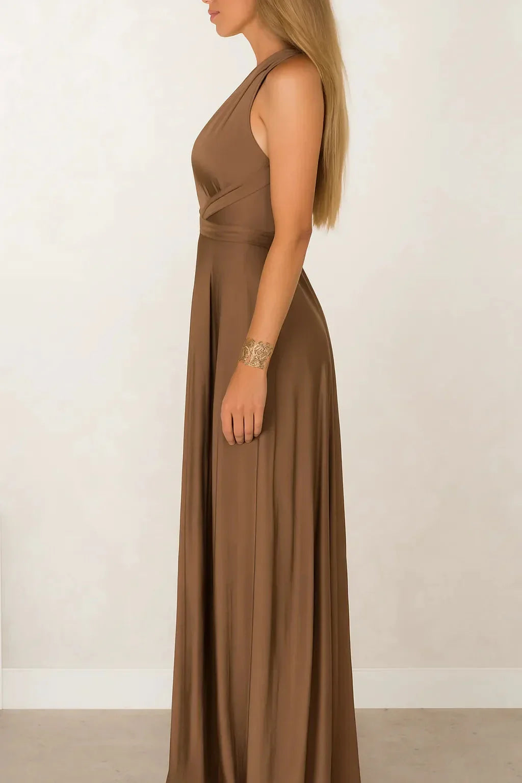 Isabella Wrap Maxi Dress