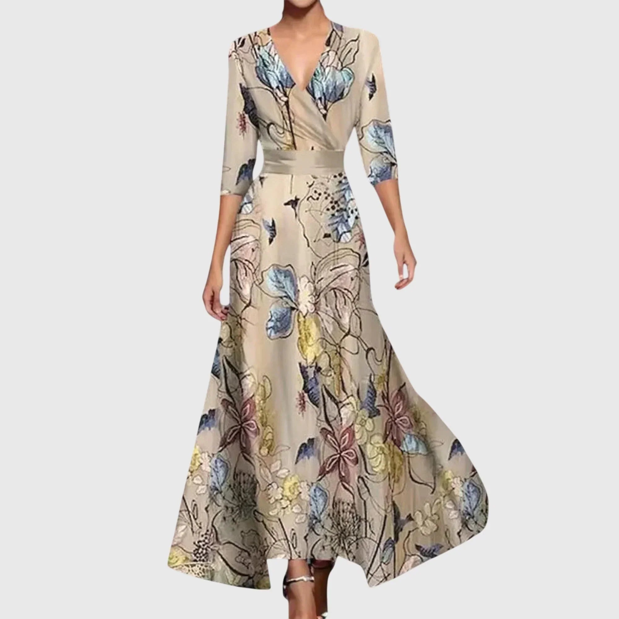 Rosemary Wrap Maxi Dress