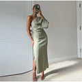 Alessandra Draped Midi Dress