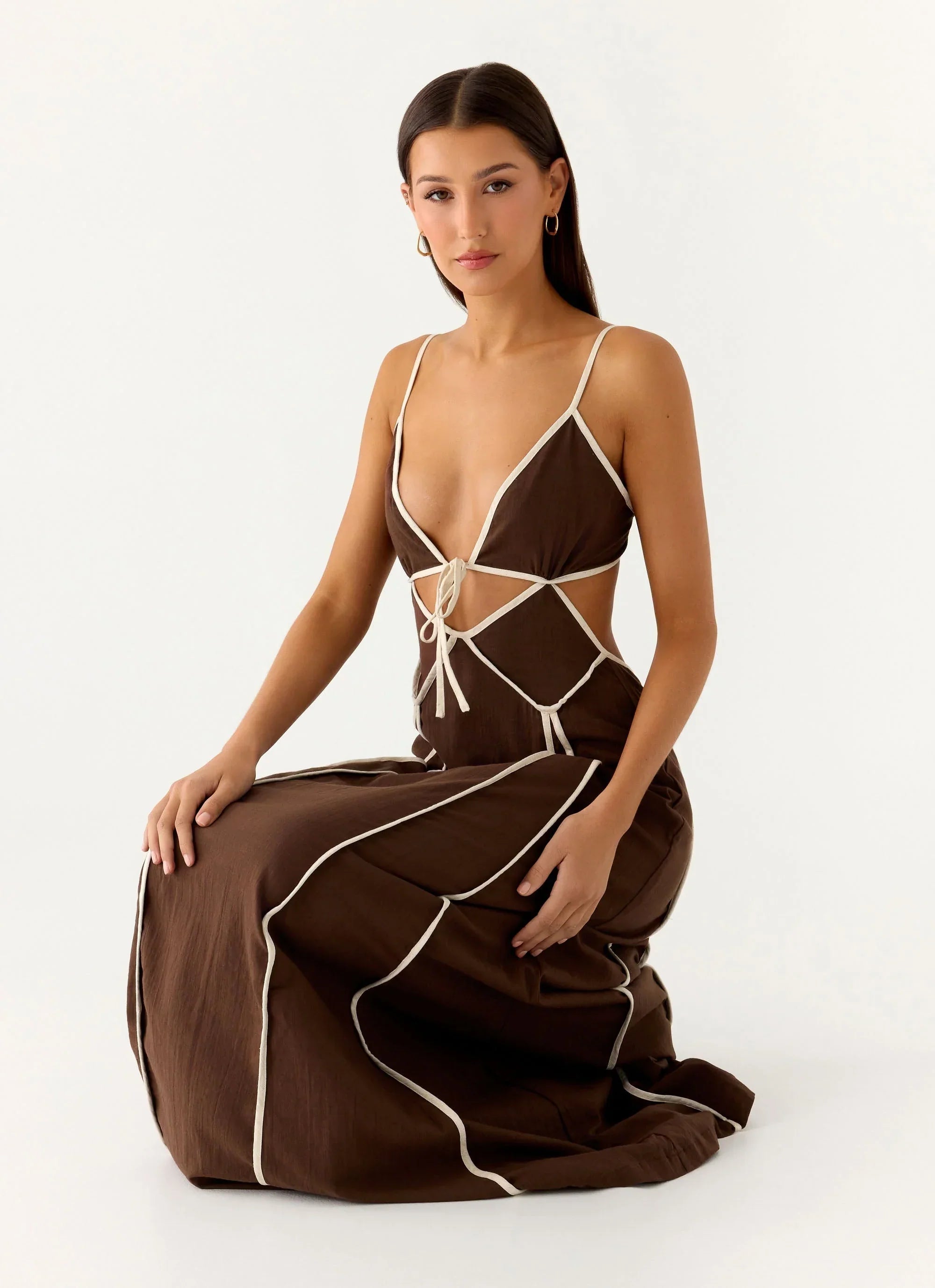 Kerli Maxi Dress Chocolate