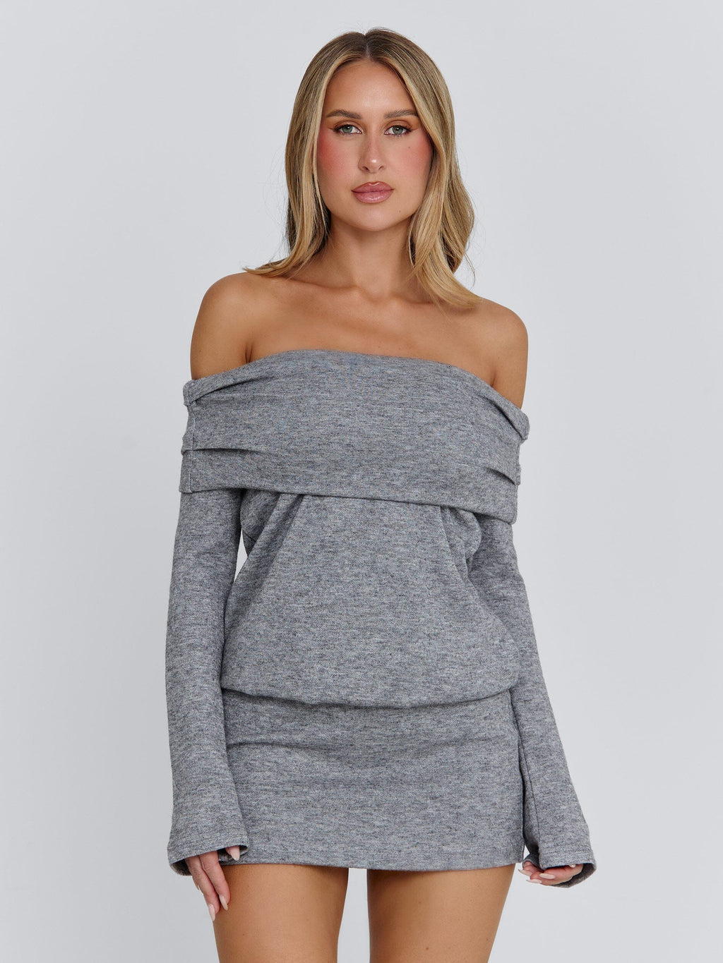 Kyola Gray Mini Dress