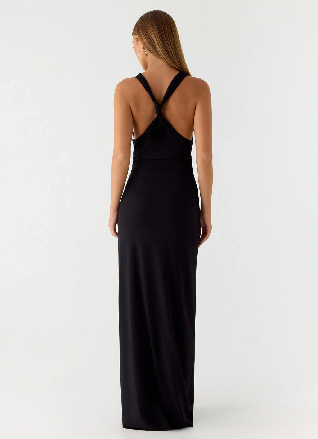 Hidden Agenda Maxi Dress Black