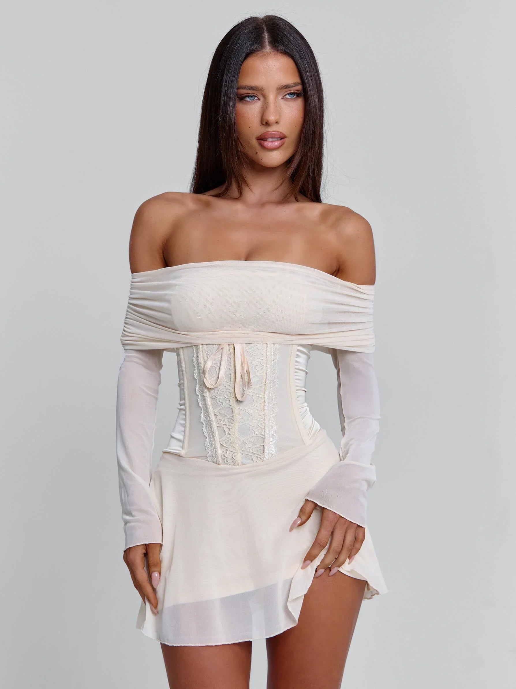 Orla Lace Corset Mini Dress