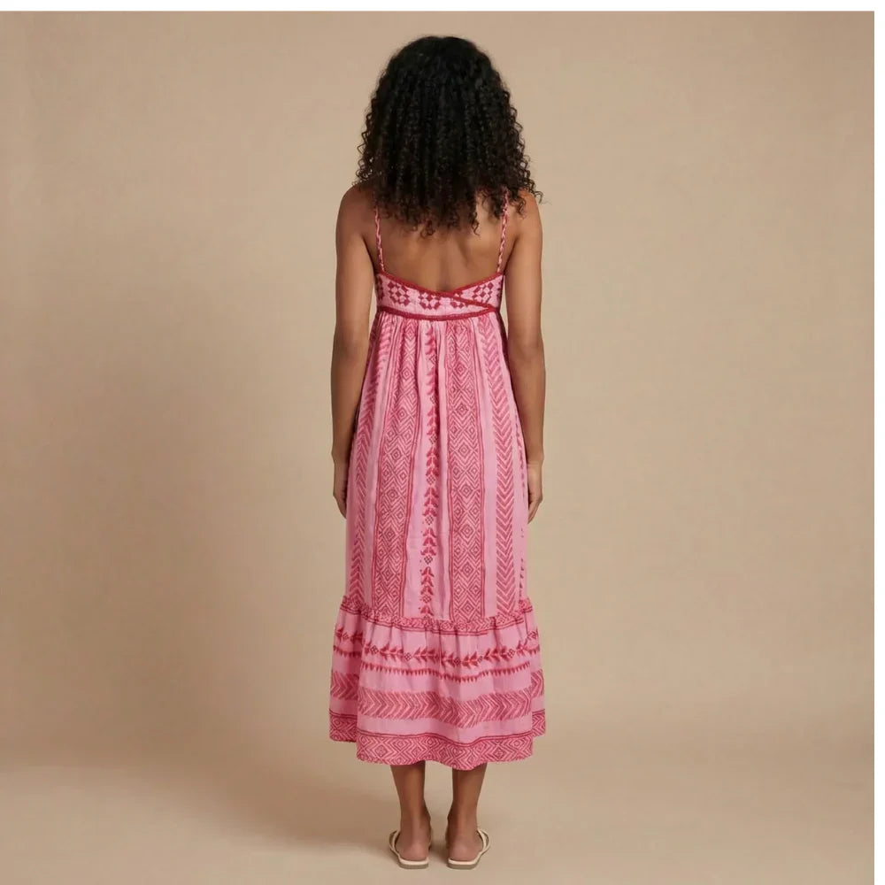 Sienna Smocked Midi Dress