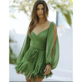 Isadora Wrap Mini Dress