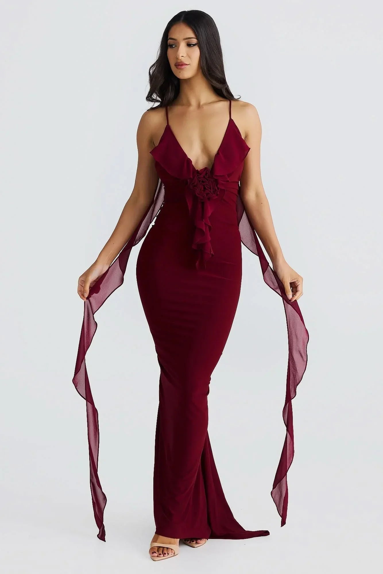 Camilla Ruffle Maxi Dress