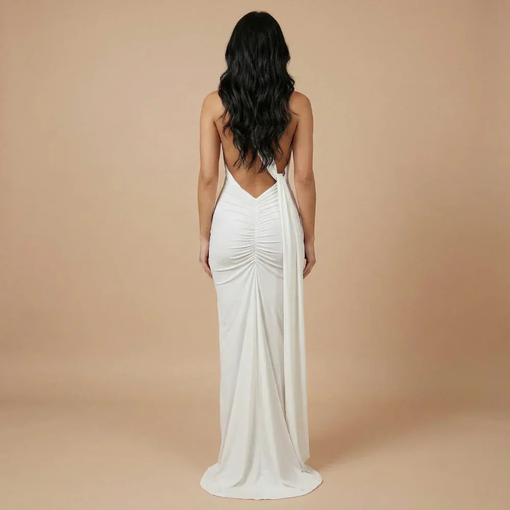 Sophia Draped Maxi Dress