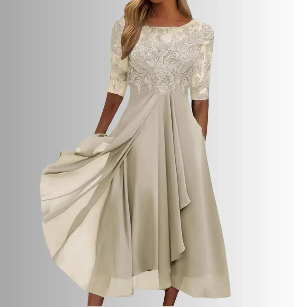 Arabella Lace Midi Dress